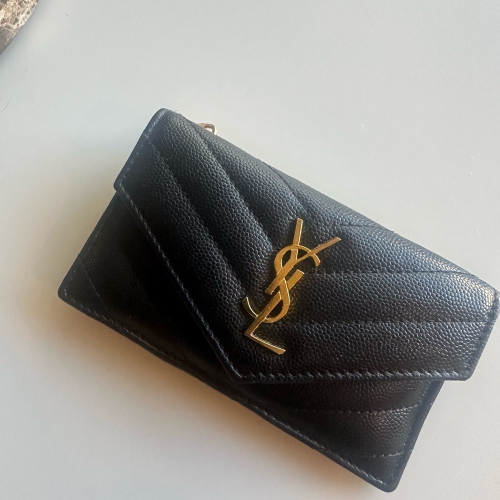 Yves Saint Laurent Black Key & Card Holder